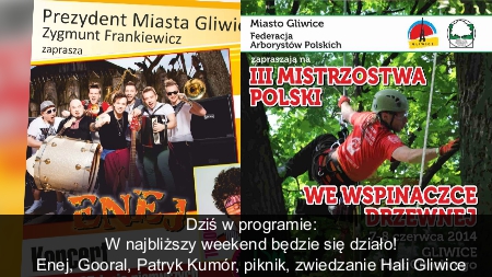 Weekend pełen wrażeń w Gliwicach!