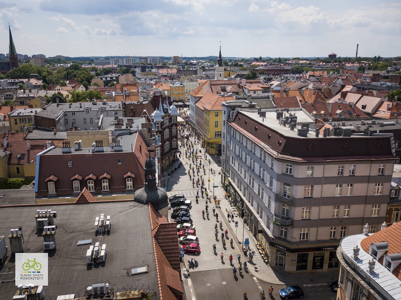 Śląskie Święto Rowerzysty 2023 - meta w Gliwicach