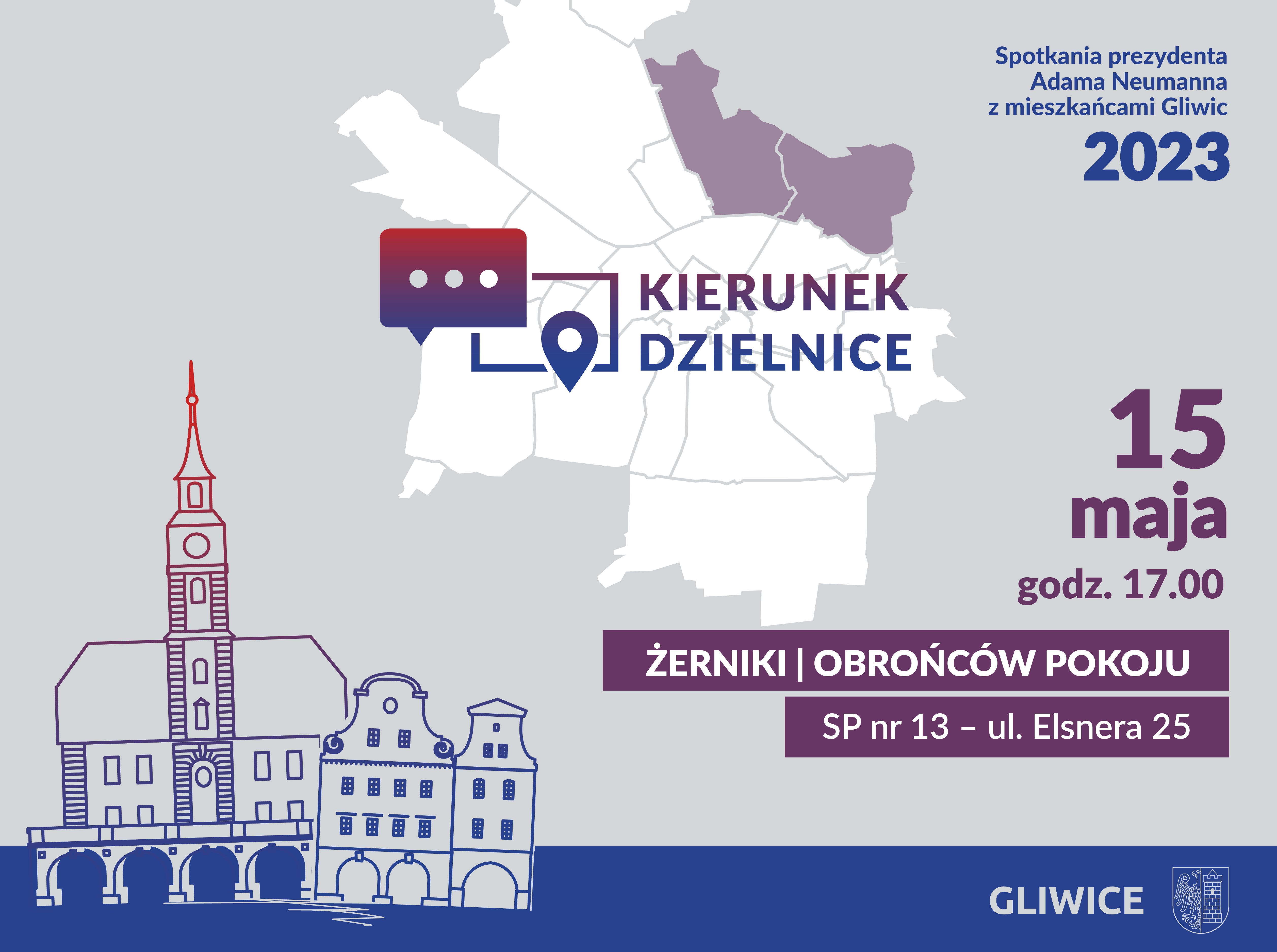 Spotkanie prezydenta z mieszkańcami dzielnic Żerniki i Obrońców Pokoju