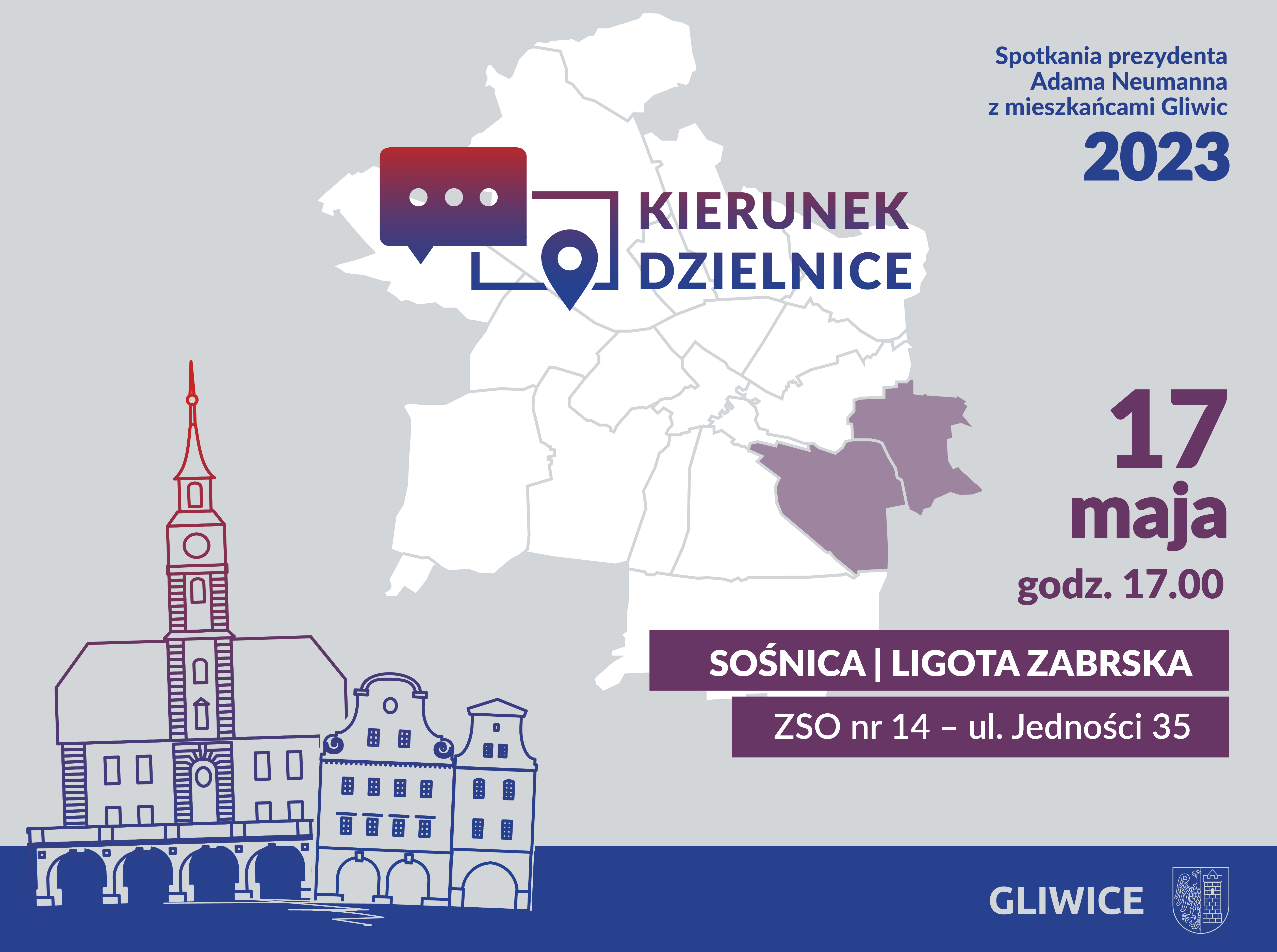 Prezydent zaprasza na spotkanie mieszkańców Ligoty Zabrskiej i Sośnicy