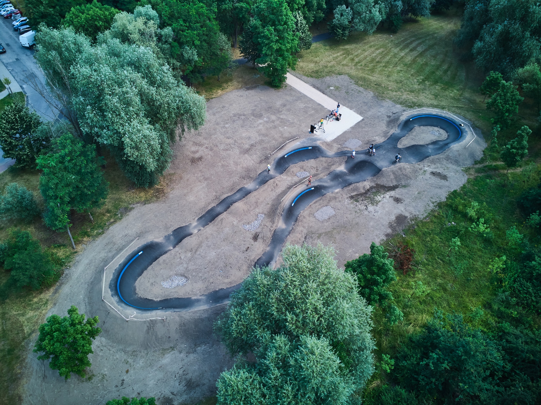 Największy pumptrack w Gliwicach powstał na Koperniku