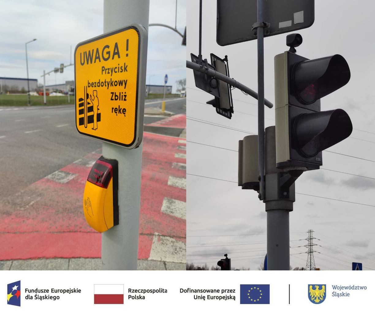 Obecnie trwa wymiana sygnalizatorów dźwiękowych i przycisków dla pieszych