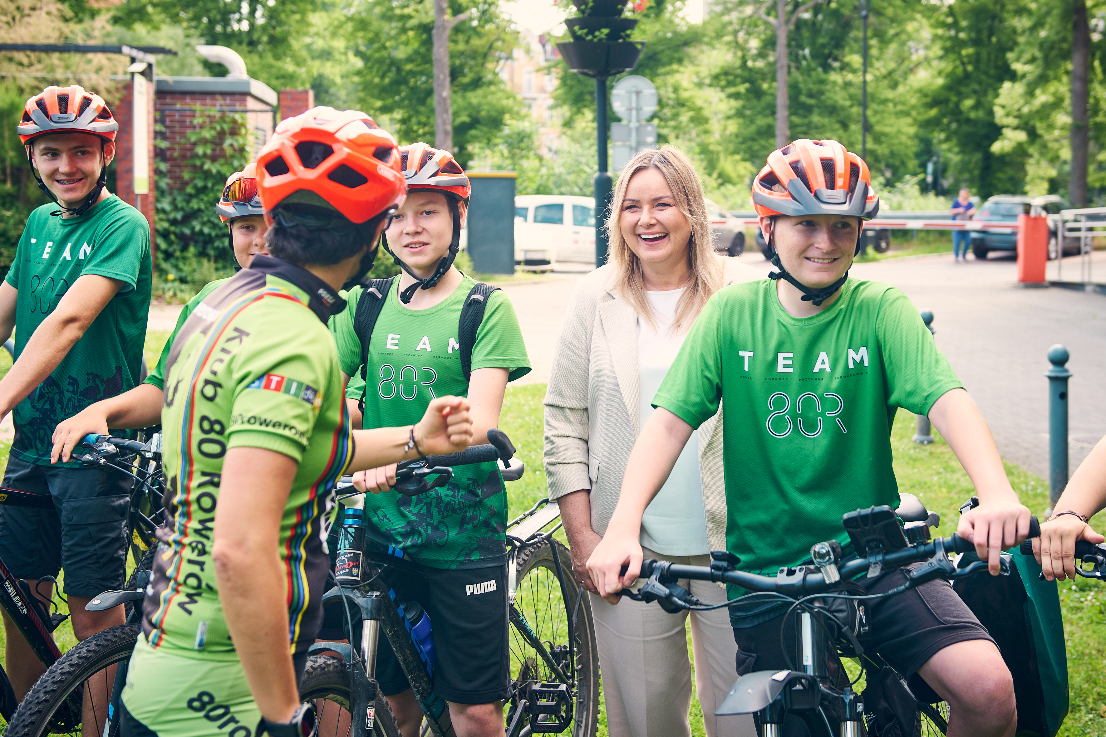 Prezydent Gliwic trzyma kciuki za rowerzystów