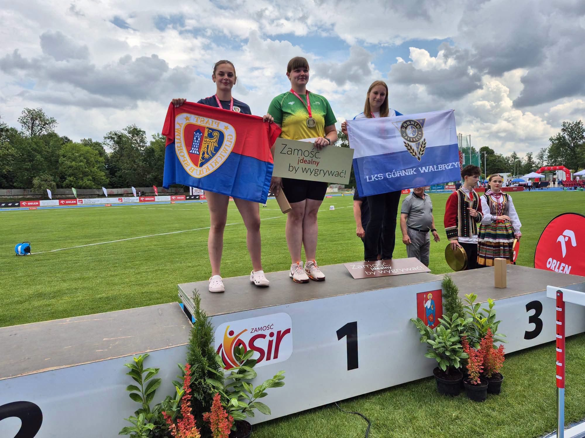 Maja Barteczko na podium