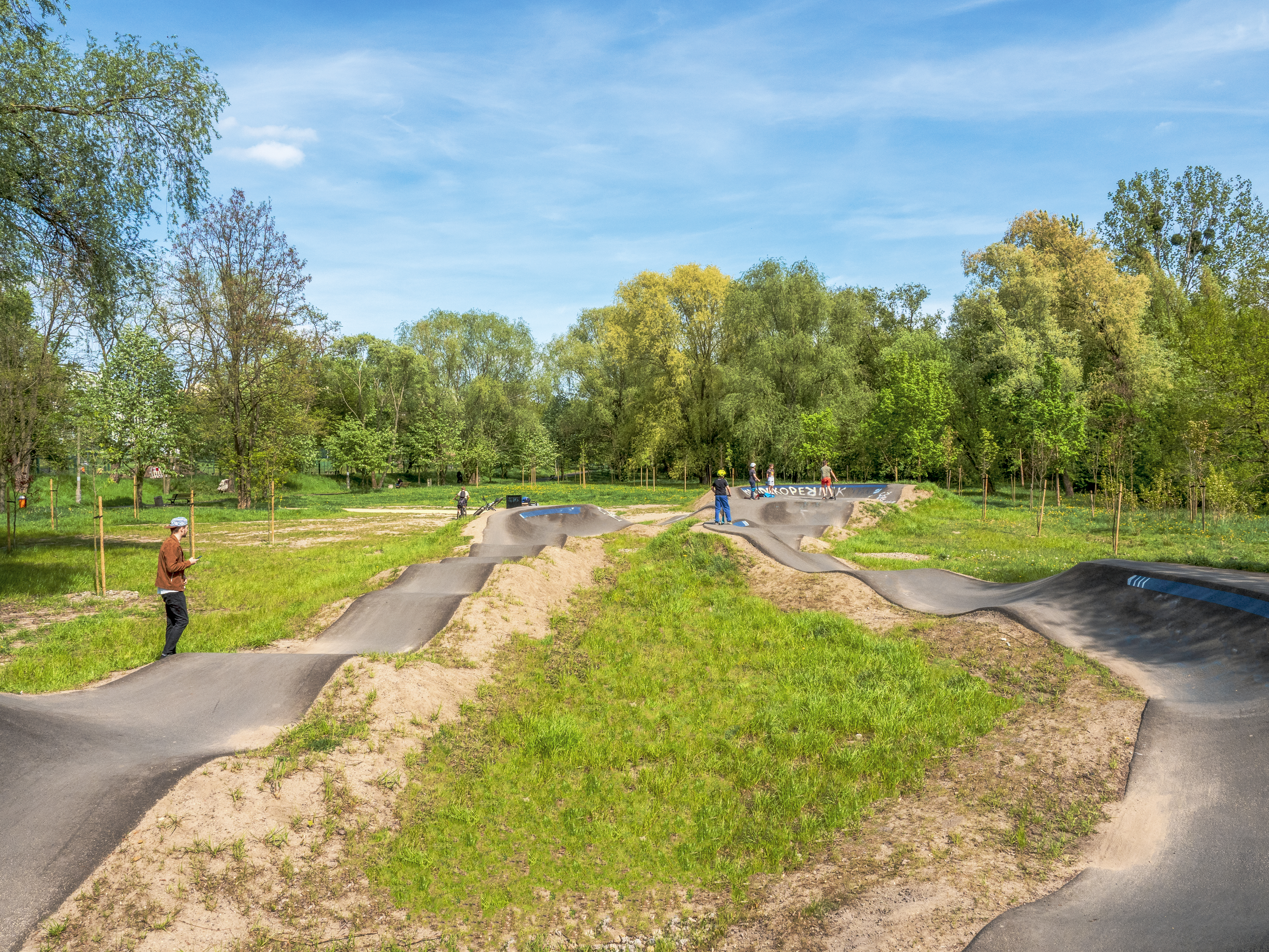 Jazda na Kopernika! Pumptrack się poleca!