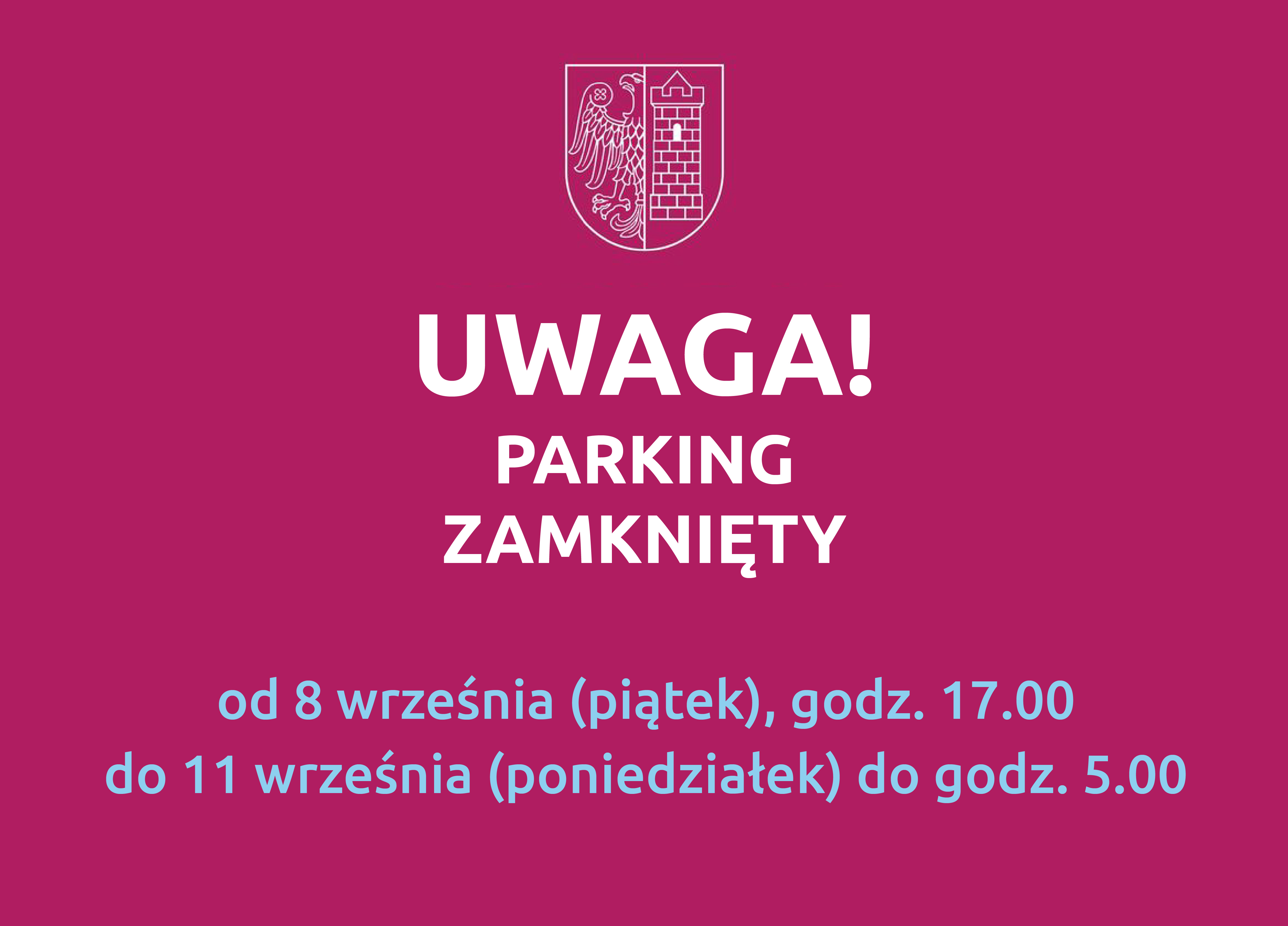 Parking nad DTŚ miejscem niedzielnego koncertu. Przeczytaj i skorzystaj z parkingu zastępczego!