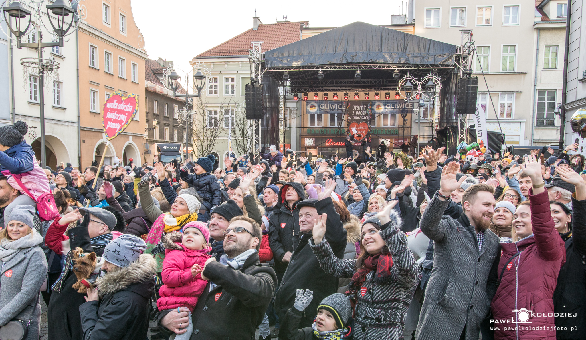 Tłumy gliwiczan zagrały z Wielką Orkiestrą Świątecznej Pomocy