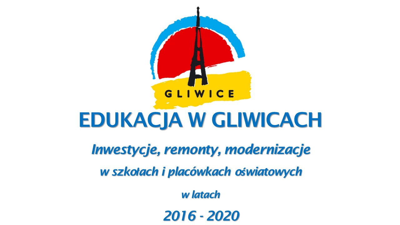 Inwestycje i modernizacje w gliwickiej oświacie w latach 2016-2020