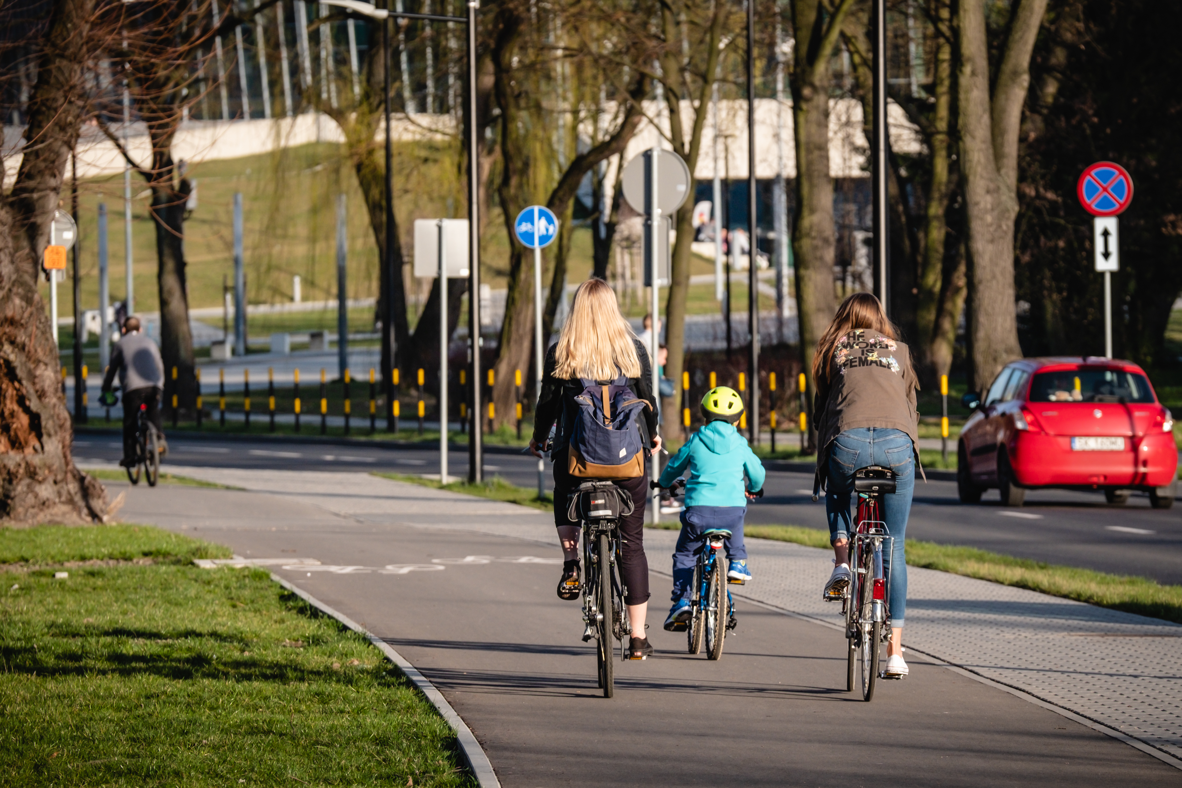 Gliwice na rowerowej ścieżce