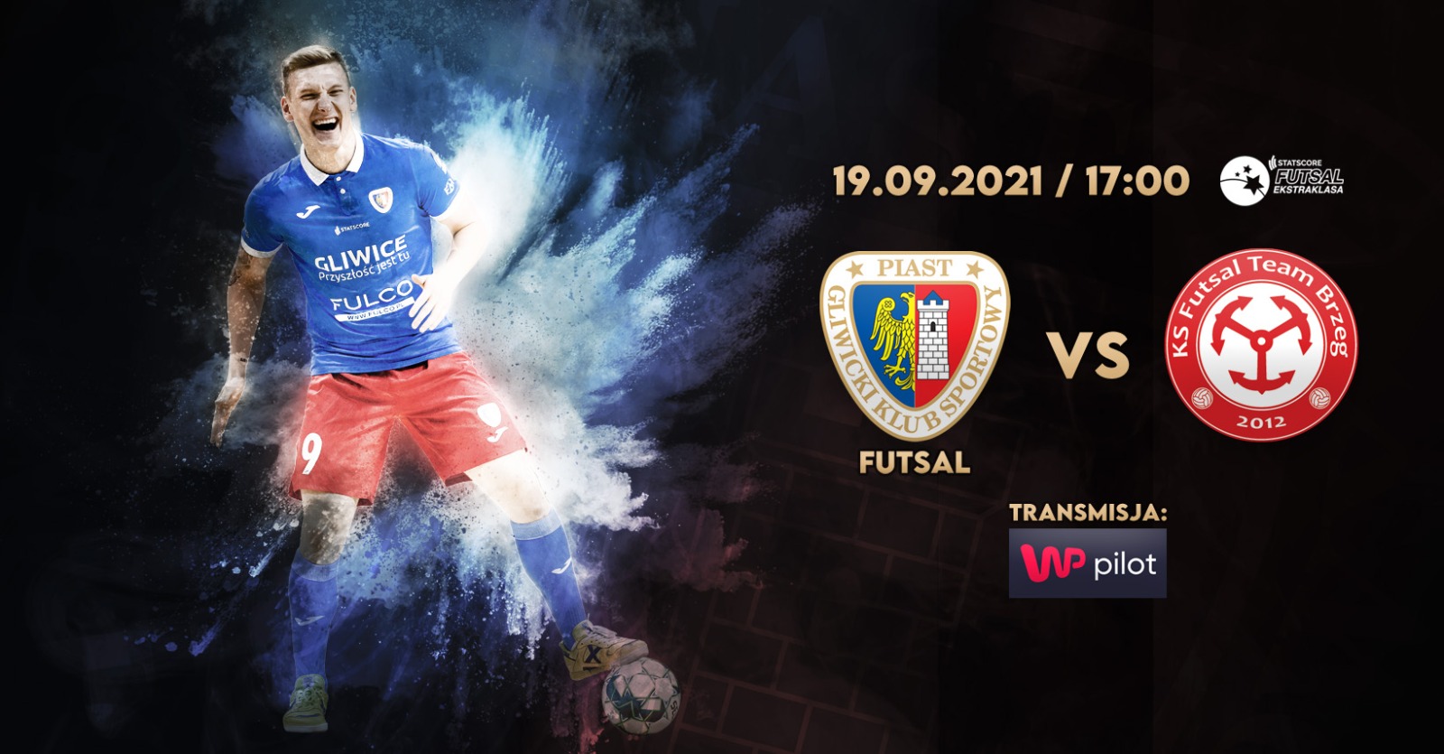 Niebiesko-czerwony futsal w Arenie Gliwice