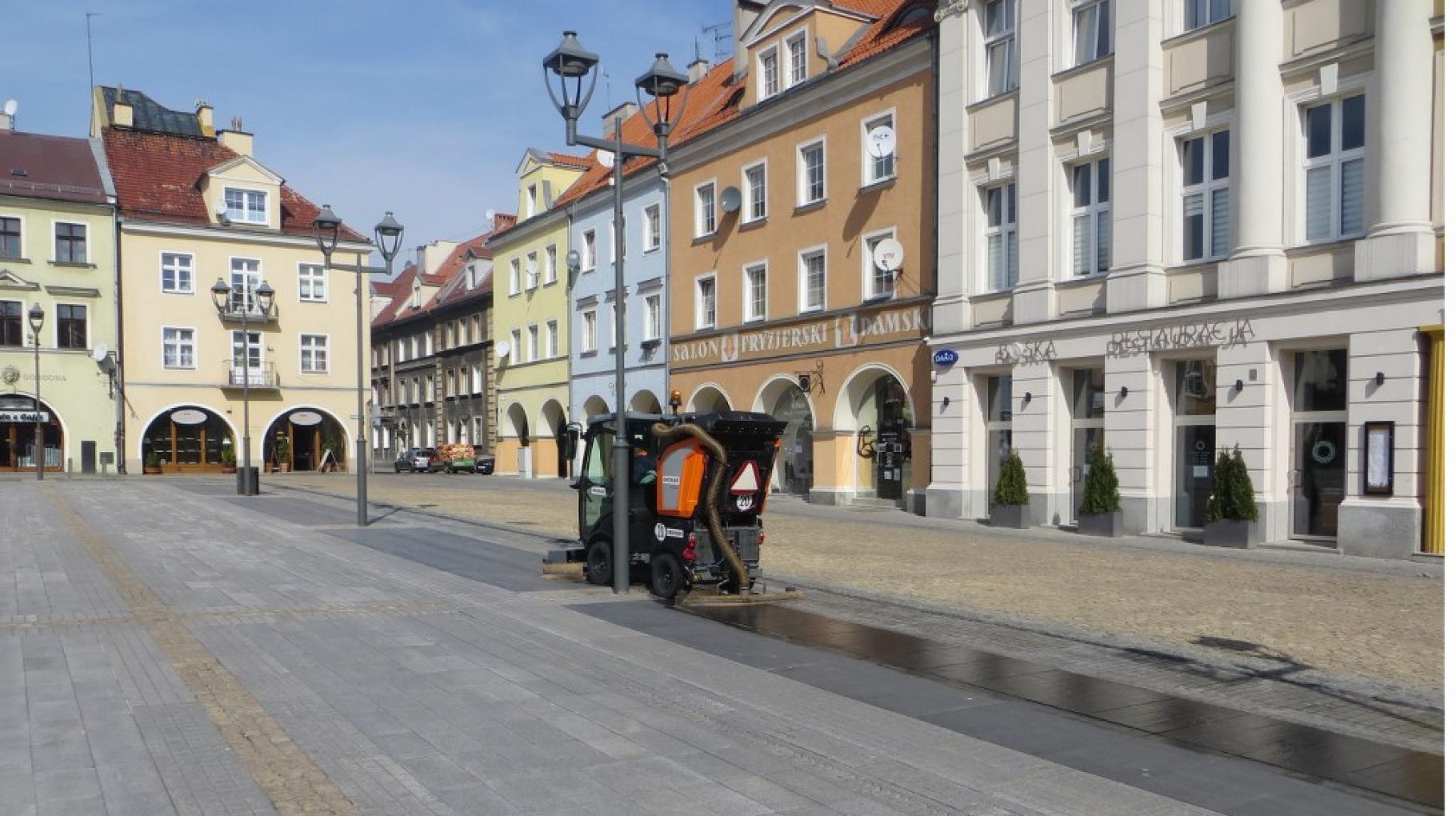 Rynek został zdezynfekowany