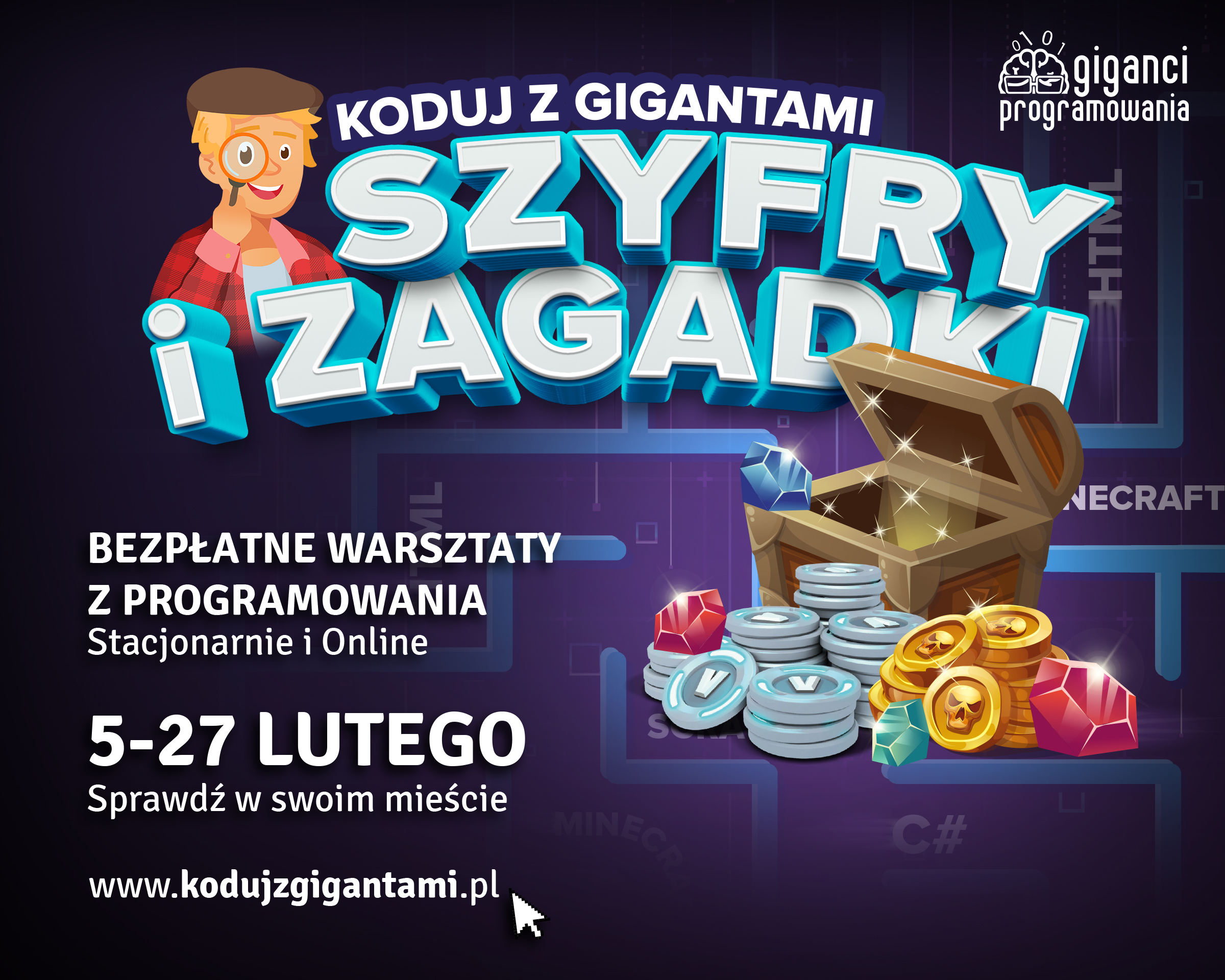 Koduj z Gigantami „Szyfry i Zagadki”