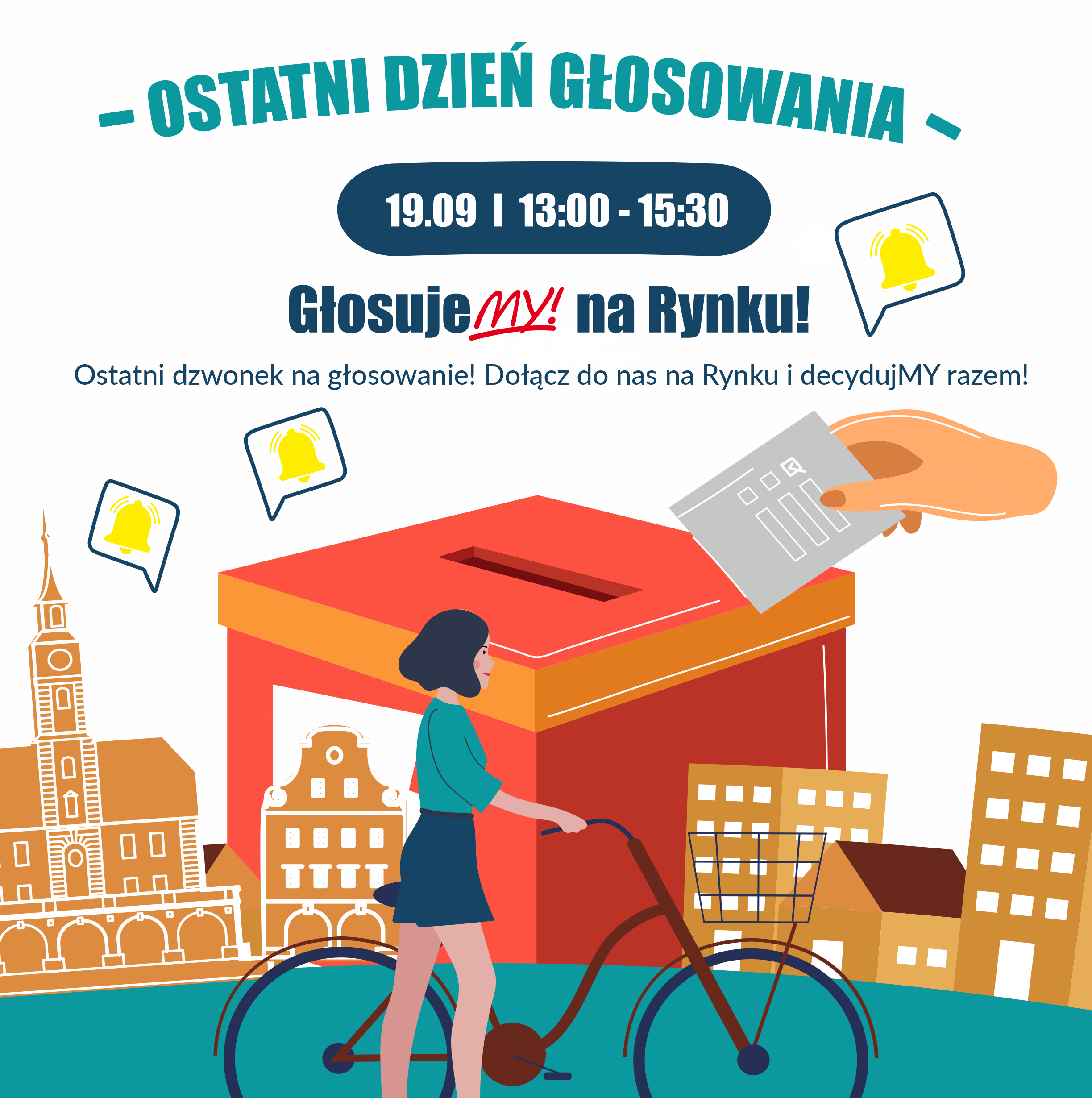 Głosujemy, BO decydujemy. W czwartek zapraszamy na Rynek!