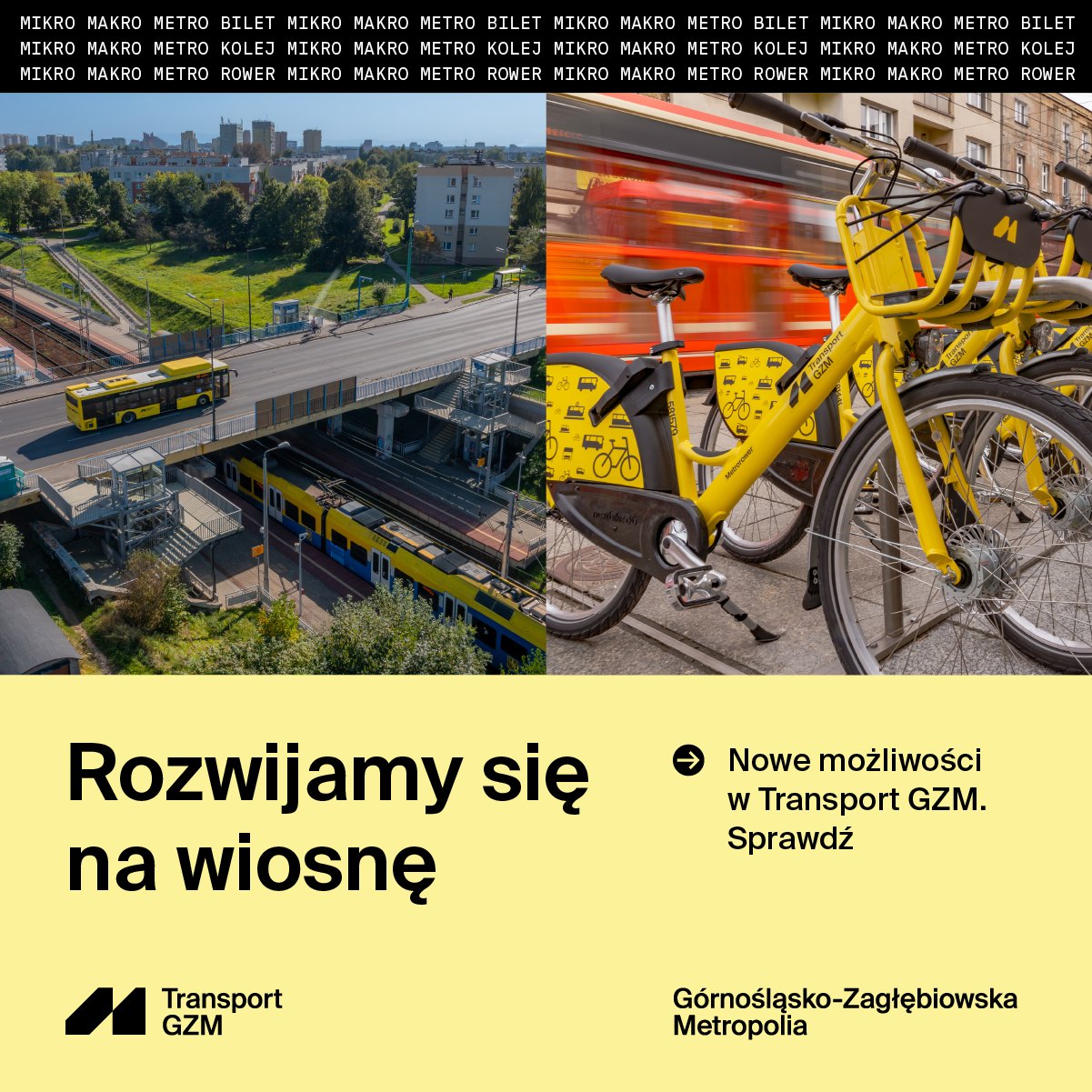 Skorzystaj z nowych możliwości Transport GZM!