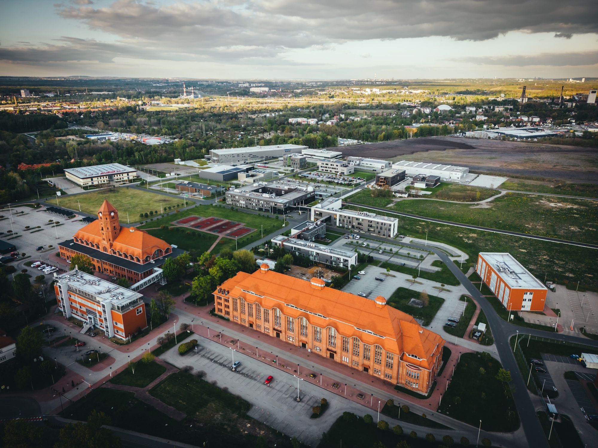 Nowe Gliwice z lotu ptaka