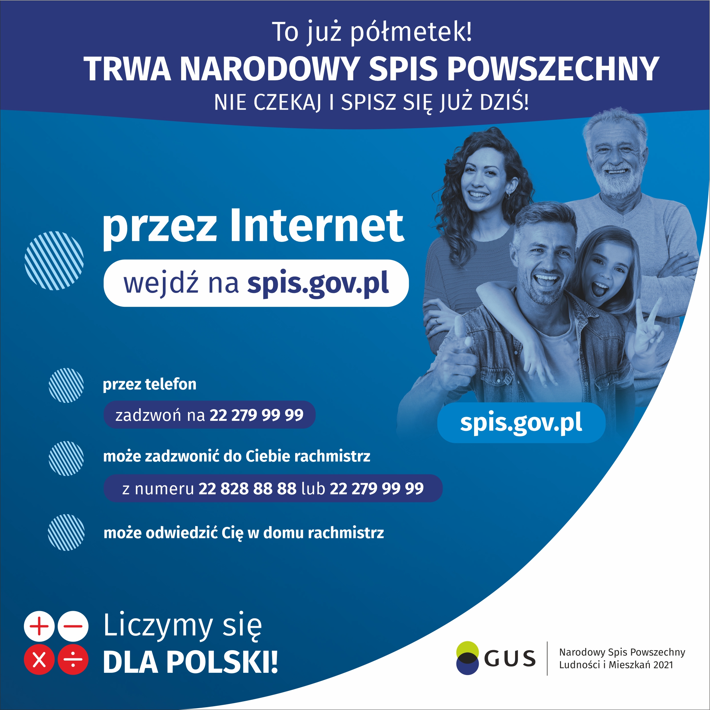 Narodowy Spis Powszechny Ludności i Mieszkań. To już półmetek