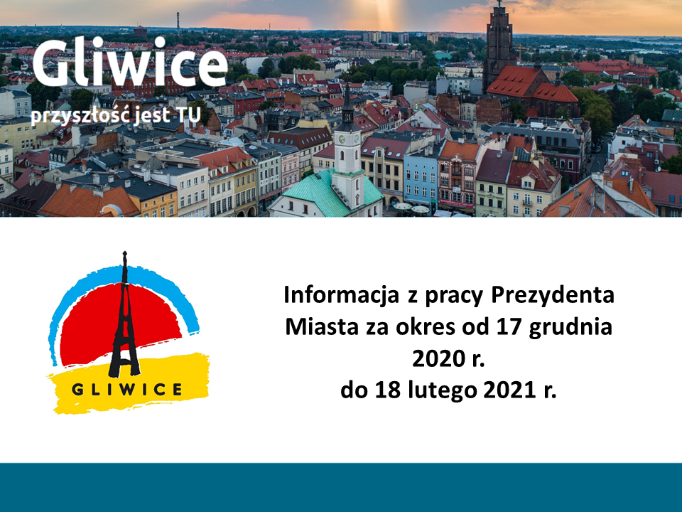 Prezentacja prezydenta Gliwic z lutowej sesji Rady Miasta