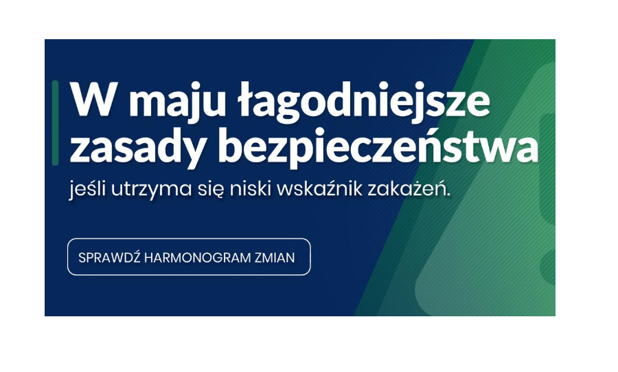 Najnowsze zasady luzowania obostrzeń w maju