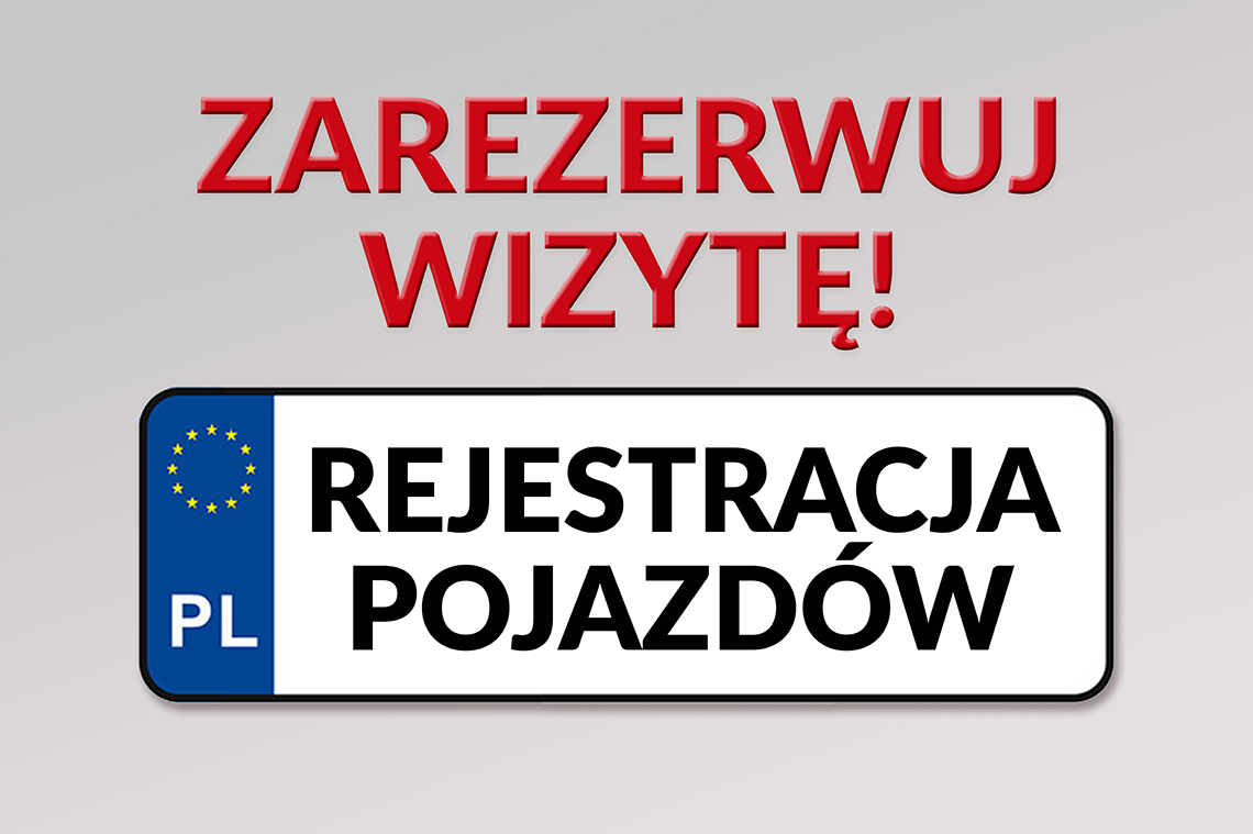 UWAGA Klienci Referatu Rejestracji Pojazdów - zmiany od 18 stycznia! 