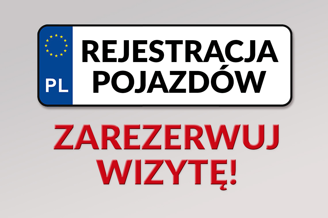 Zmiana zasad obsługi w Referacie Rejestracji Pojazdów