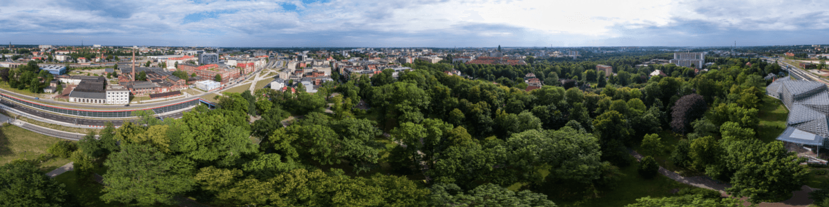 Frederic-Chopin-Park und Städtisches Tropenhaus